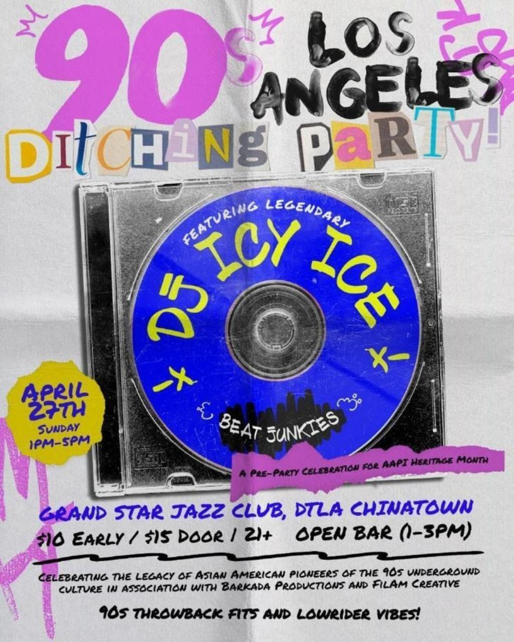 90s LOS ANGELES DITCHING PARTY