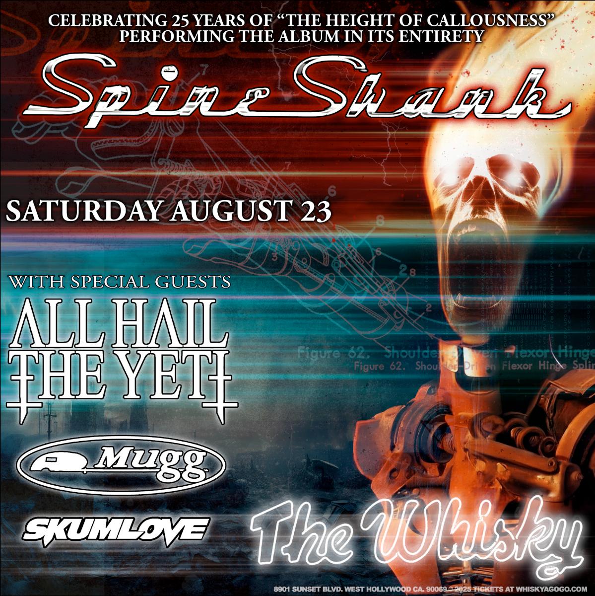 Spineshank All Hail The Yeti Mugg Truth Untold Skumlove Infinite Sleep