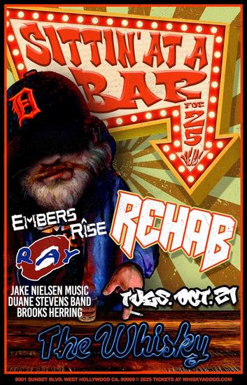 Rehab Embers Rise Oray Band Duane Stevens Band Brooks Herring Type 1