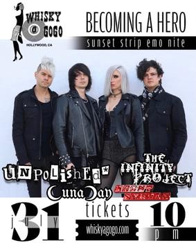 Becoming a Hero Emo Tribute unpolished The Infinity Project The Pretenderz Hailey Hermida The Pretenderz