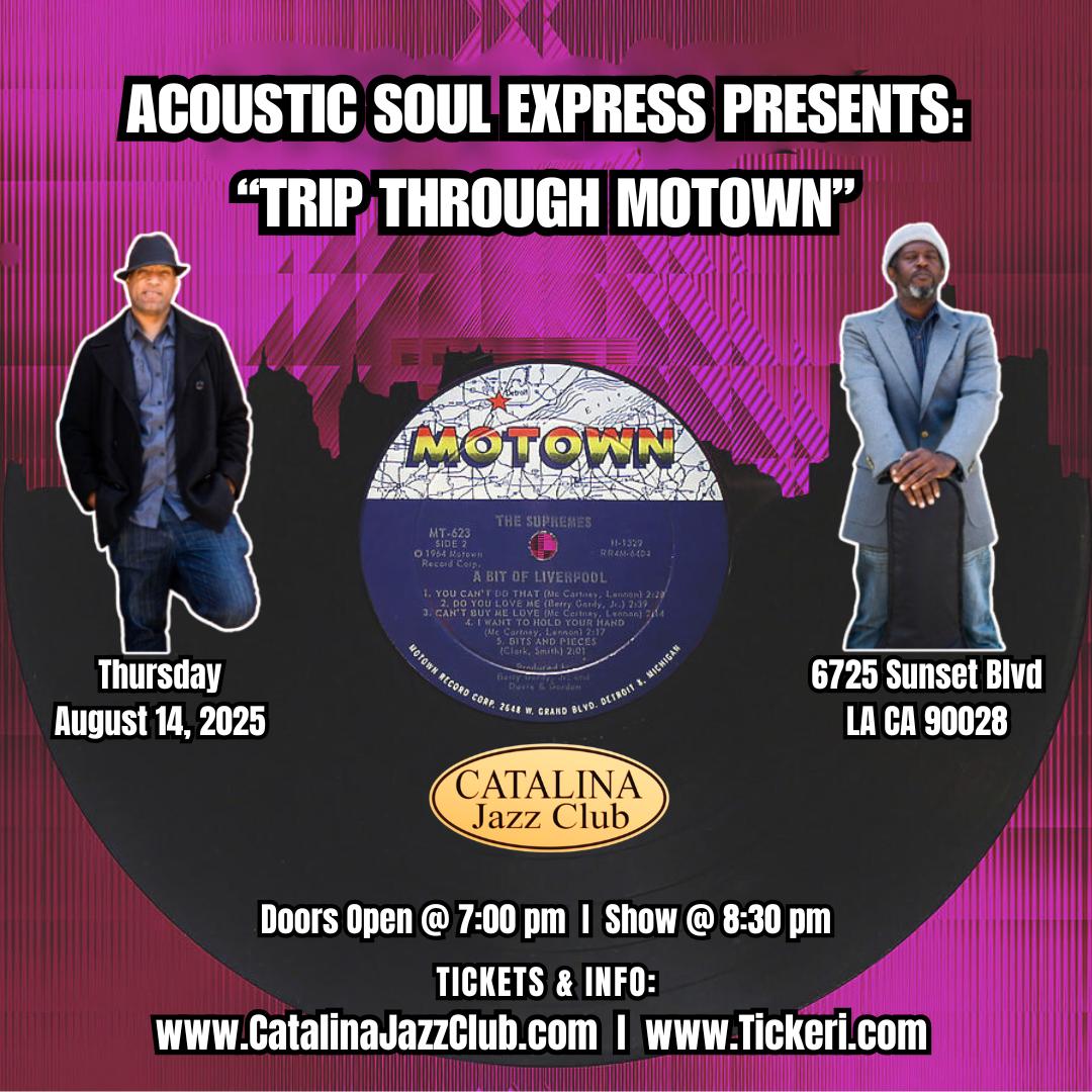 Acoustic Soul Express Presents Trip Through Motown