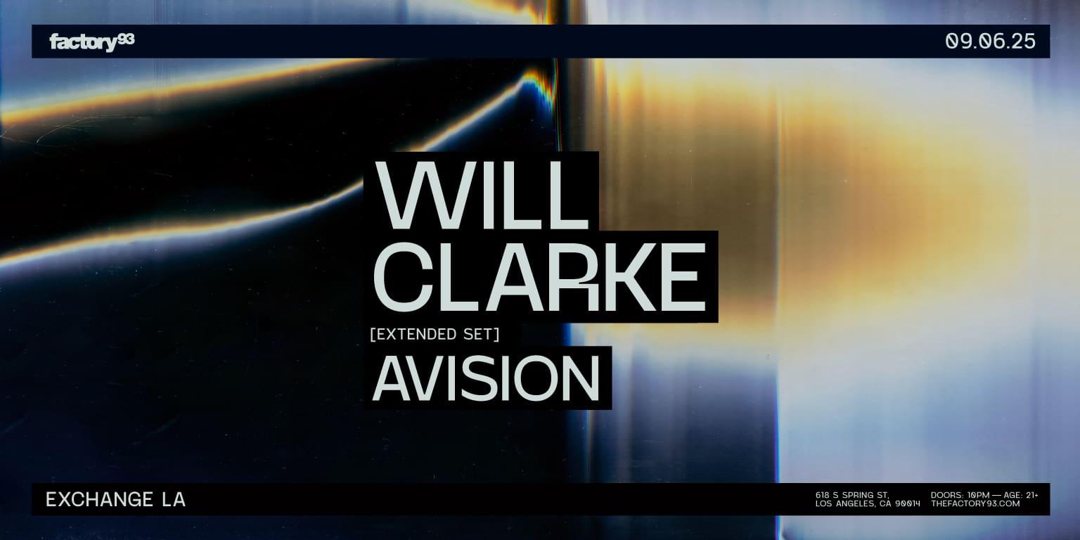 Will Clarke Extended Set 