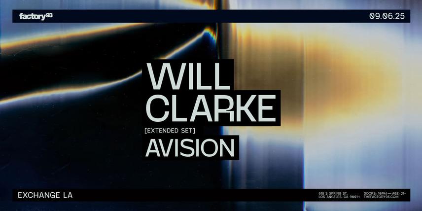 Will Clarke Extended Set 