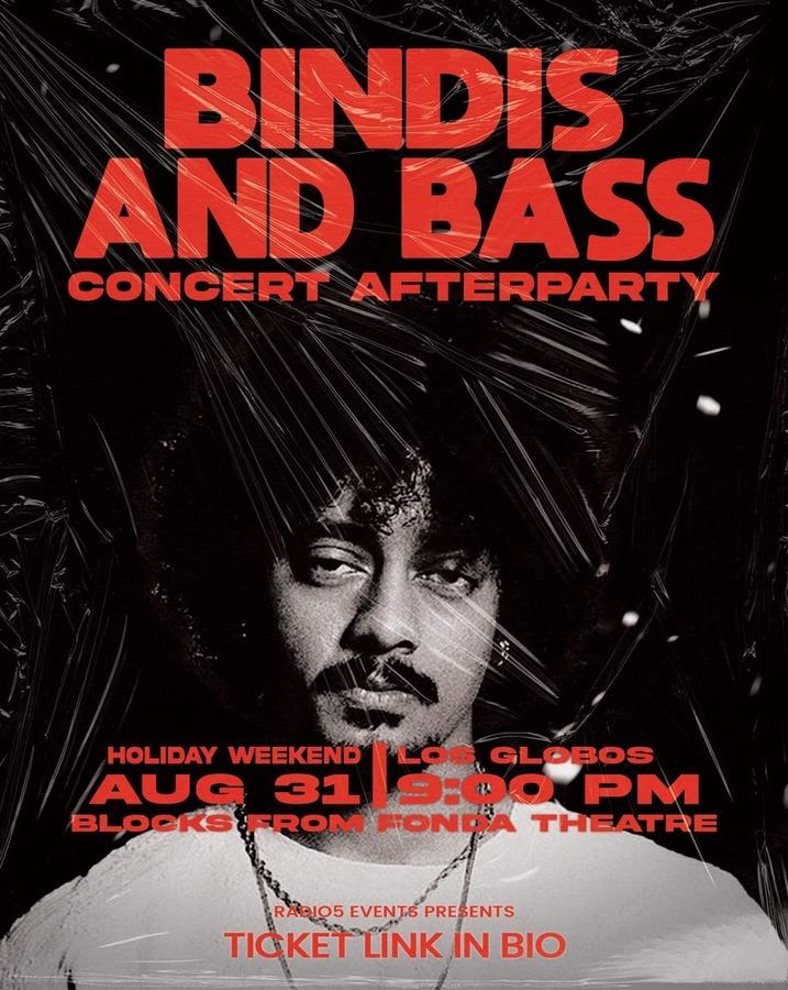 Bindis and Bass CONCERT AFTERPARTY 