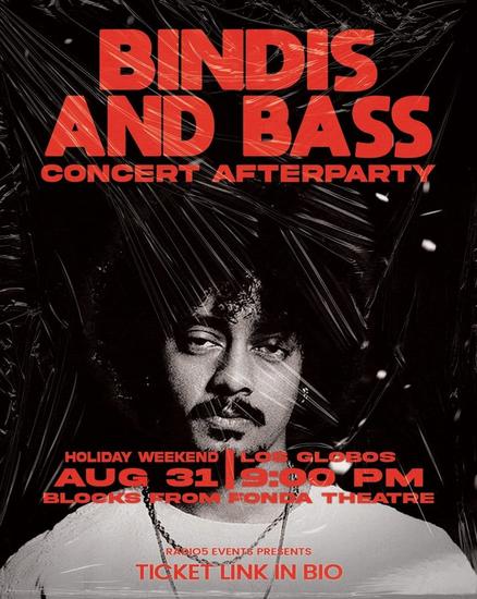 Bindis and Bass CONCERT AFTERPARTY 
