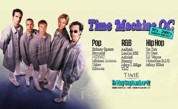Time Machine 90s 2000s Throwback Dance Party