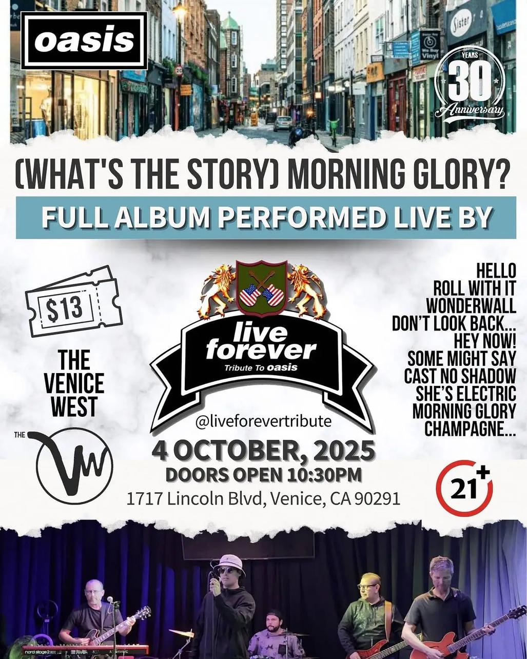 Live Forever A Tribute to Oasis