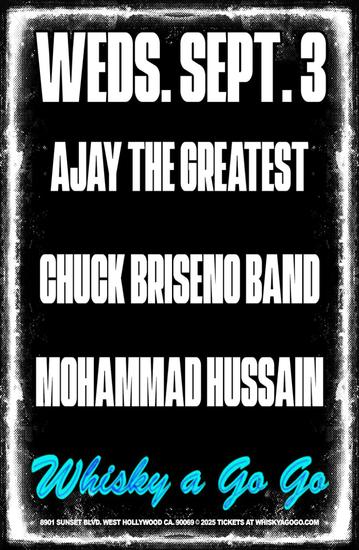 Ajay the Greatest Chuck Briseno band Mohammad Hussain