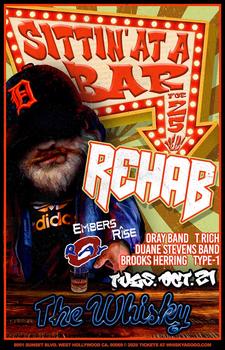 Rehab Embers Rise Oray Band T Rich Duane Stevens Band Brooks Herring Type 1
