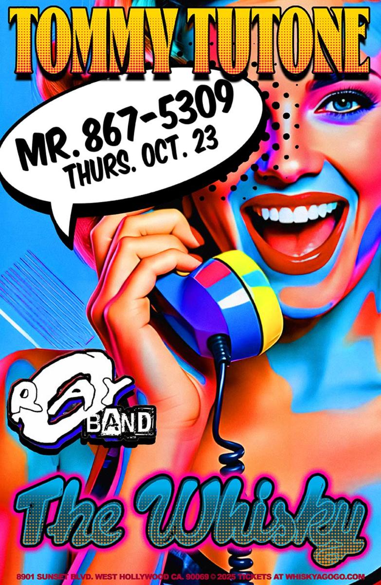Tommy Tutone Scuzz Twittly Kenneith Perrin Tom Ciurczak Band Johnny Tisas Velvet Goldmine Oray Band