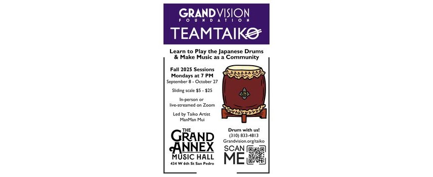 TEAM TAIKO Drum Classes Fall Session